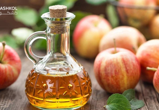 خل التفاح على الريق للتنحيف